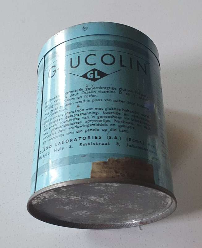 GLUCOLIN tin as per photos
