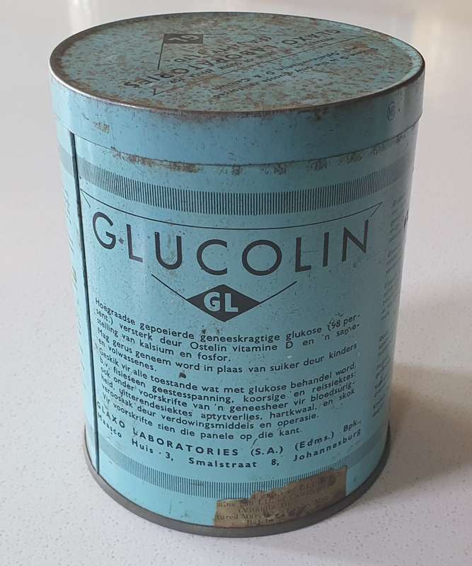 GLUCOLIN tin as per photos