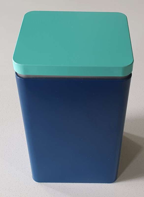 Blue tin as per photos