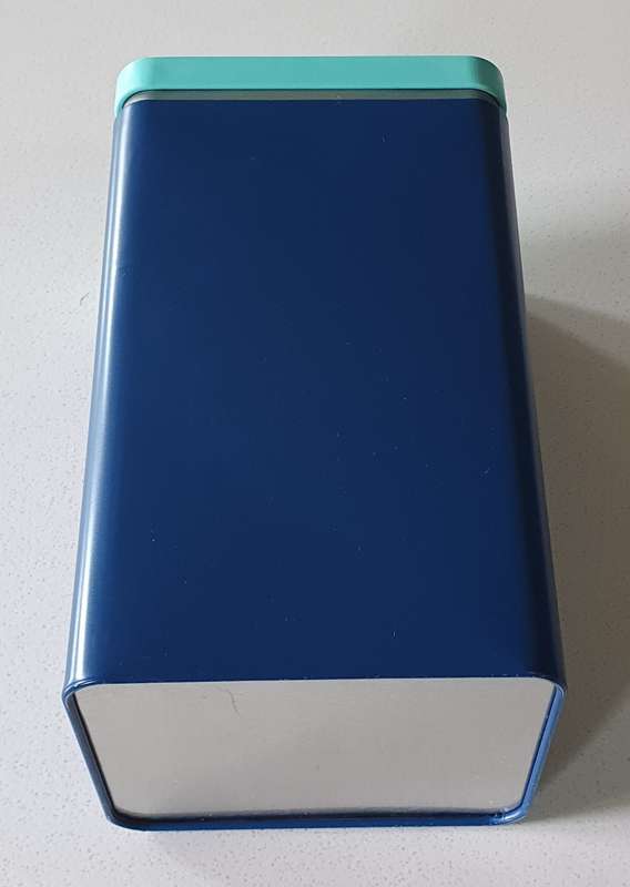 Blue tin as per photos