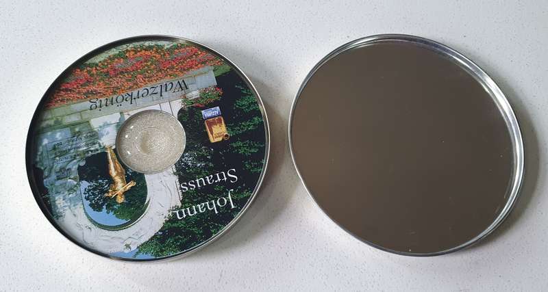 Johann Strauss tin as per photos