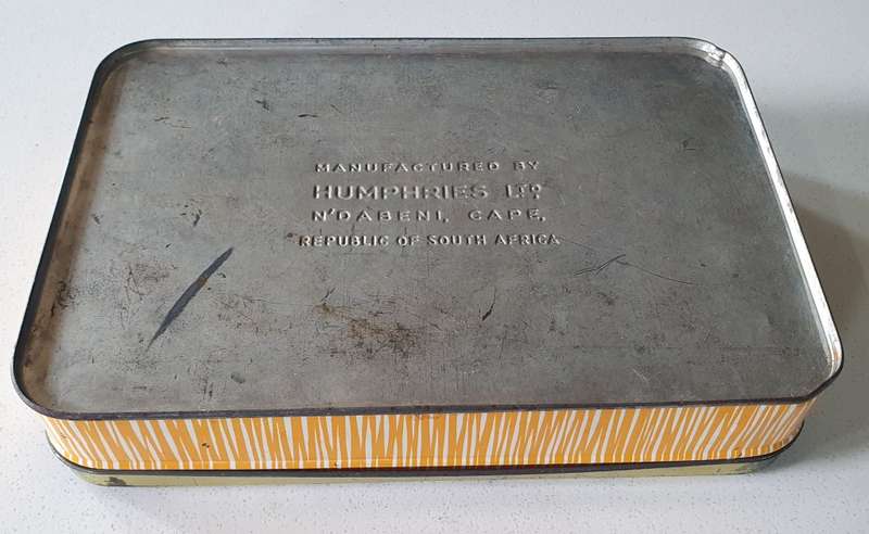 Vintage Humphries tin as per photos