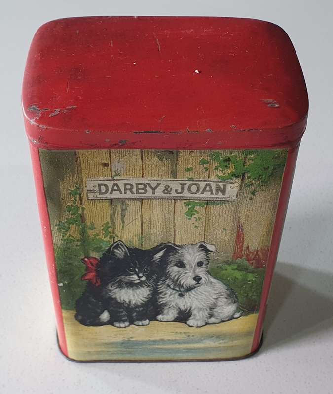 Vintage DARBY & JOAN tin as per photos