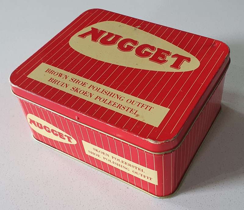 Vintage NUGGET tin as per photos