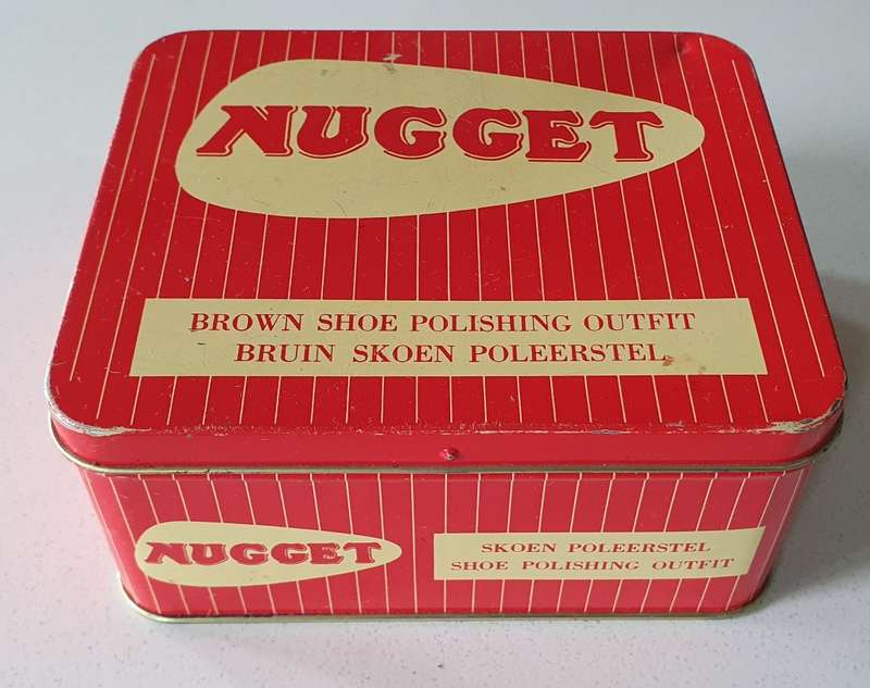 Vintage NUGGET tin as per photos