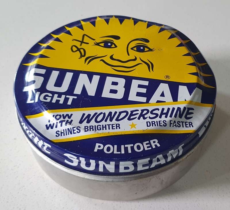 SUNBEAM tin as per photos