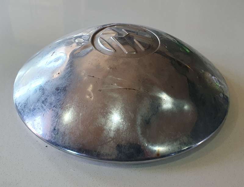 Vintage VW wheel hubcap as per photo