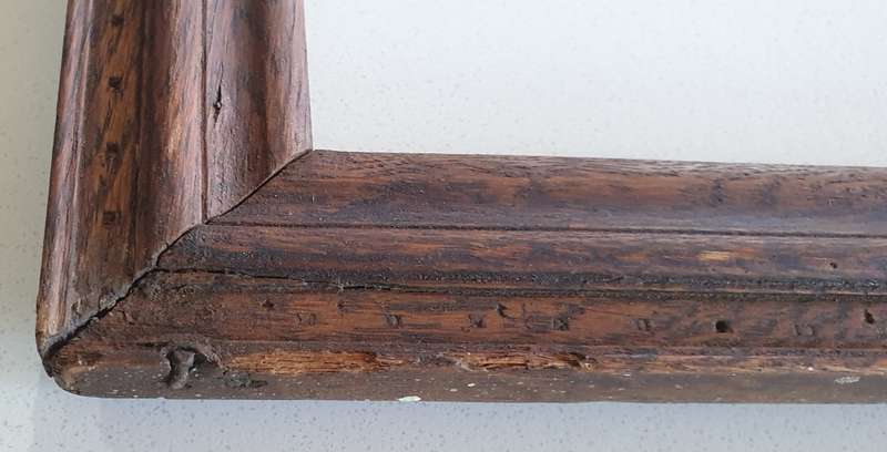 Vintage oak wooden frame as per photos