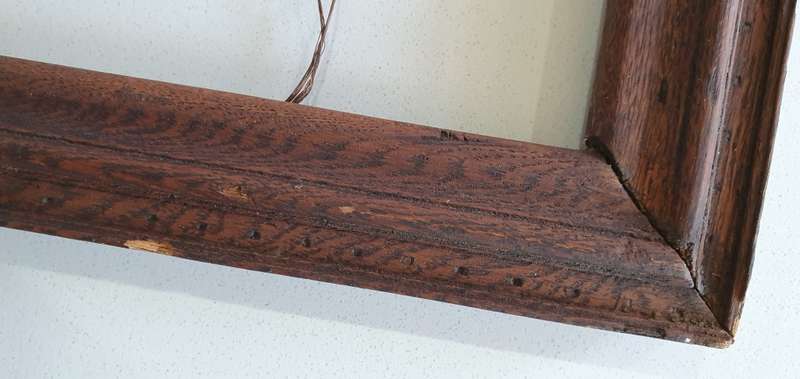 Vintage oak wooden frame as per photos