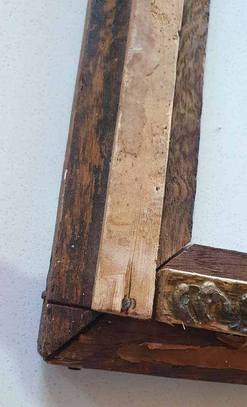 Vintage oak wooden frame as per photos
