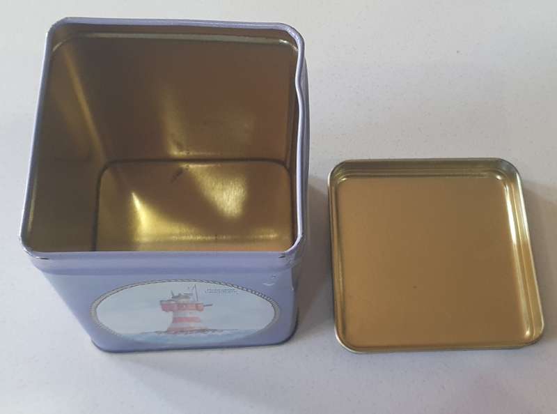 Lighthouse theme tin as per photos