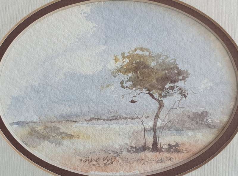 Original unframed watercolour painting by HENNIE UYS as per photo