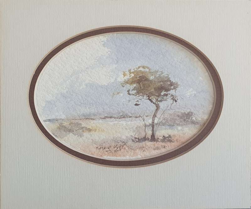 Original unframed watercolour painting by HENNIE UYS as per photo