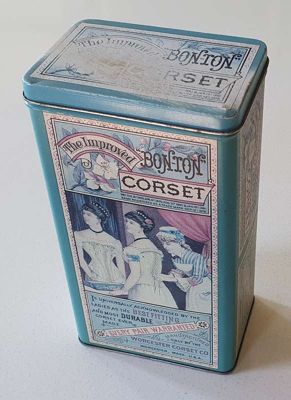 BON-ION CORSET tin as per photos