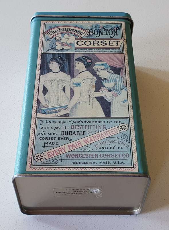 BON-ION CORSET tin as per photos
