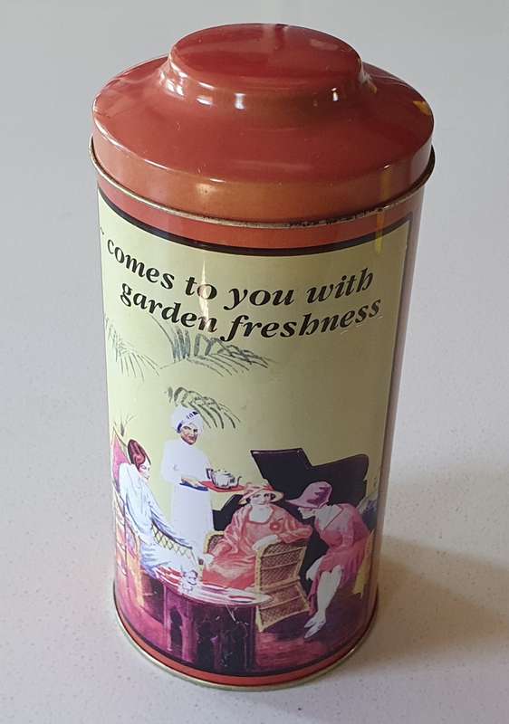 Comes to you with garden freshness tin as per photos