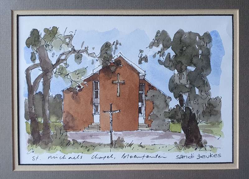 Original watercolour painting by SANDY BEUKES