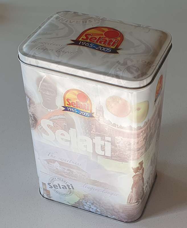 SELATI SUGAR tin as per photos