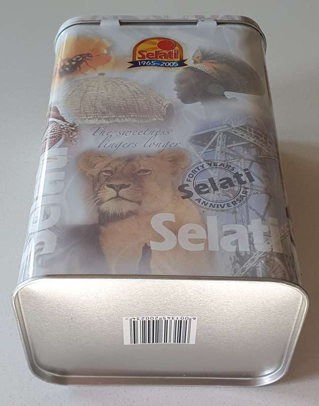 SELATI SUGAR tin as per photos