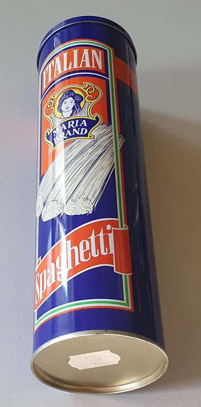 ITALIAN MARIA BRAND SPAGHETTI  tin as per photos