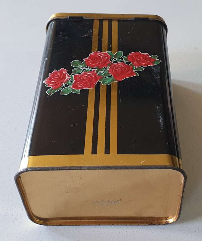 Vintage five roses tin as per photo