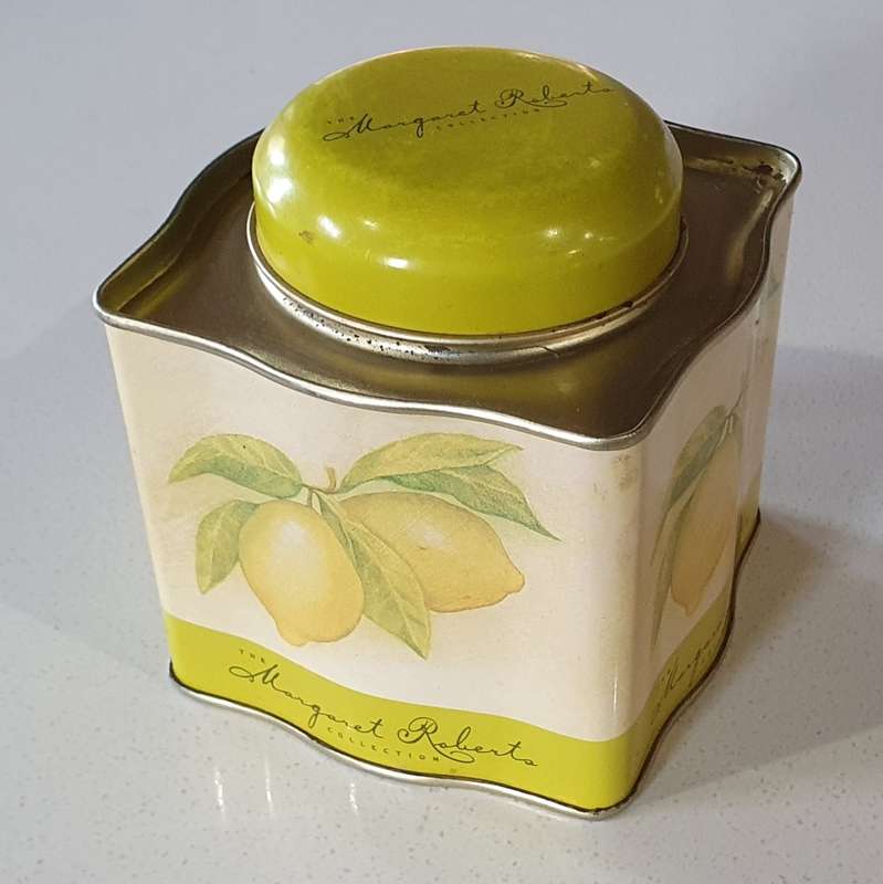 Margaret Roberts collection tin as per photo