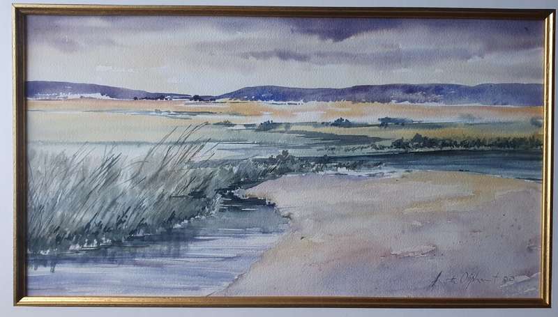 Original framed watercolour painting by ANITA OLIPHANT as per photos