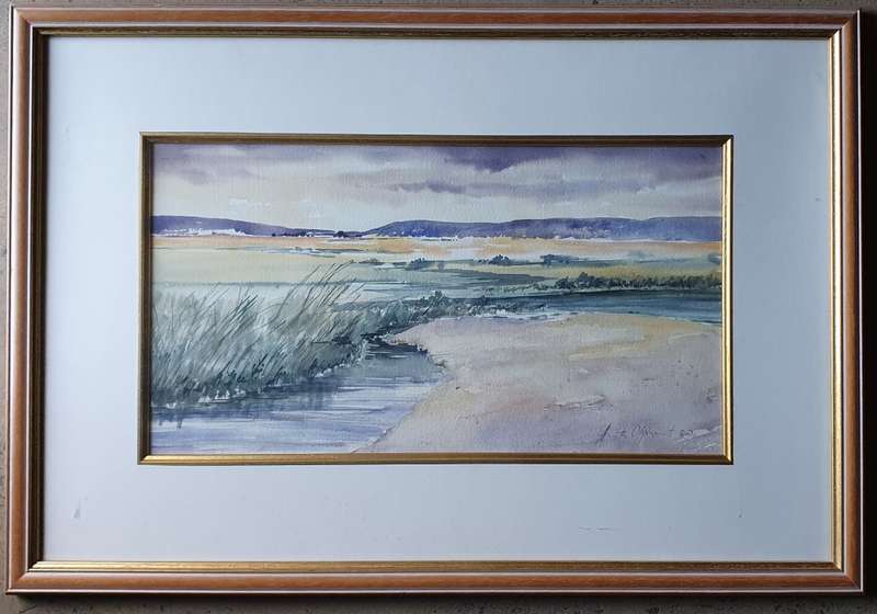 Original framed watercolour painting by ANITA OLIPHANT as per photos