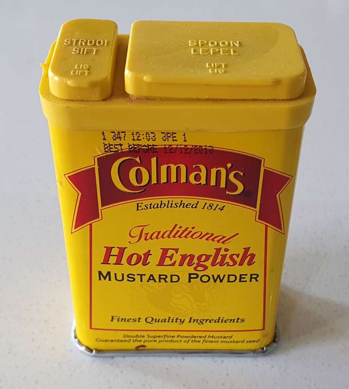 COLMAN`S Hot English Mustard powder 50g tin as per photos