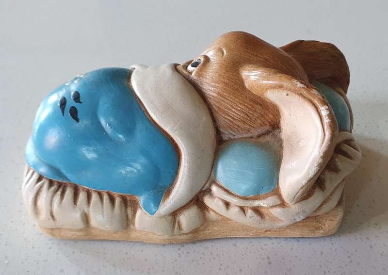 PENDELFIN hand painted stonecraft rabbit `PEEPS` made in England