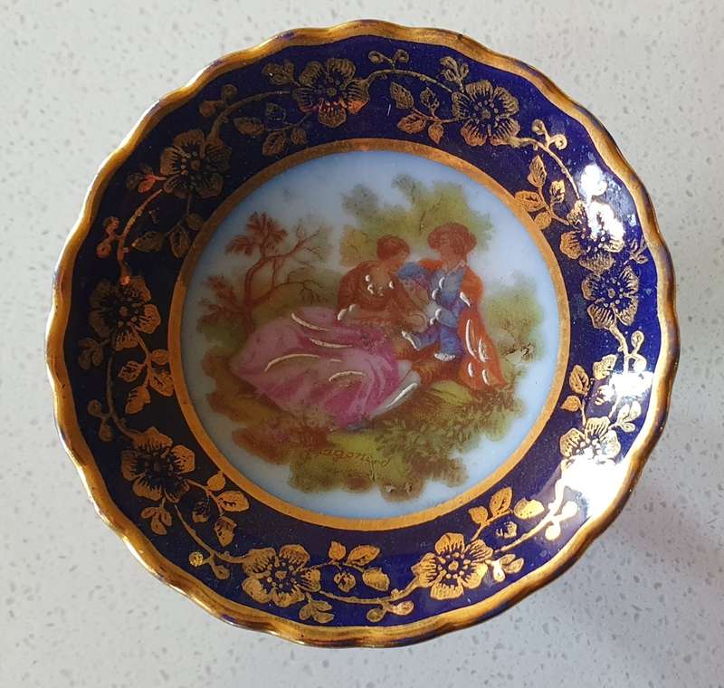 Miniture LIMOGES - France - fruit bowl as per photos