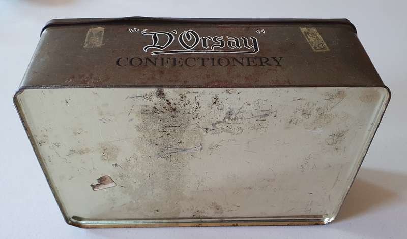 D`ORSAY confectionery tin as per photos