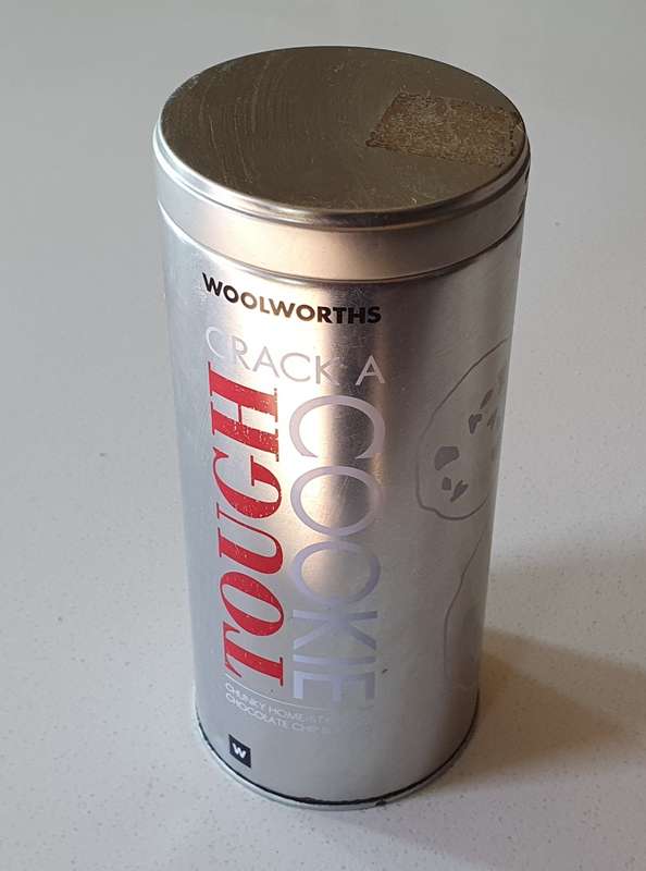 WOOLWORTHS tin as per photos