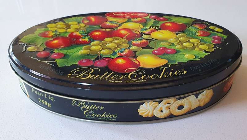 BUTTER COOKIES tin as per photos