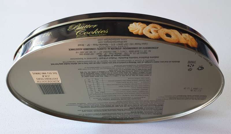 BUTTER COOKIES tin as per photos