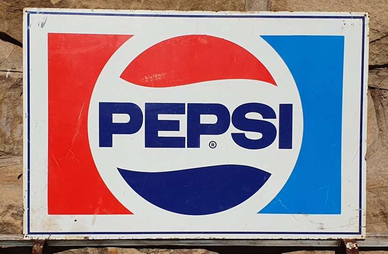 PEPSI metal advertising board as per photo