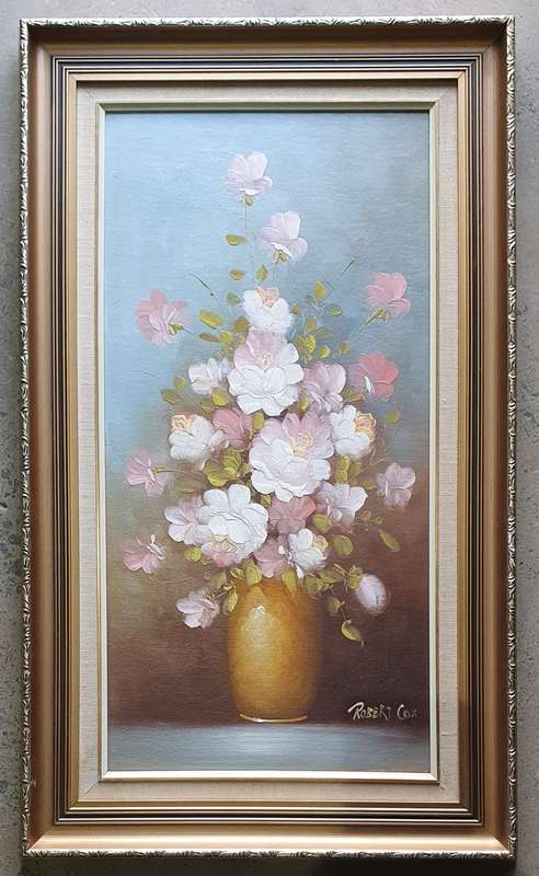 Original framed oil painting by ROBERT COX