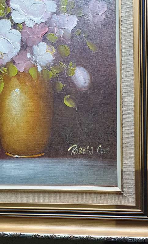 Original framed oil painting by ROBERT COX