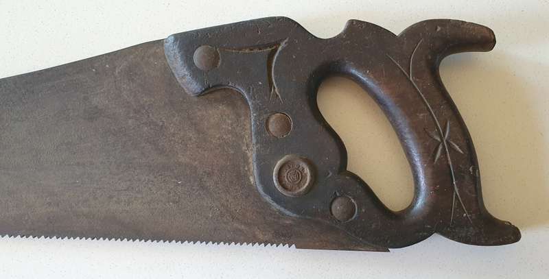 Vintage USA DISSTON saw as per photo