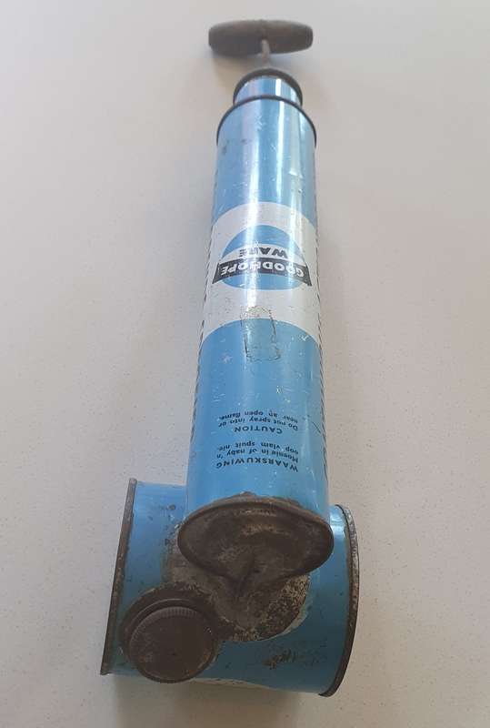 Vintage GOODHOPE WARE action sprayer as per photo