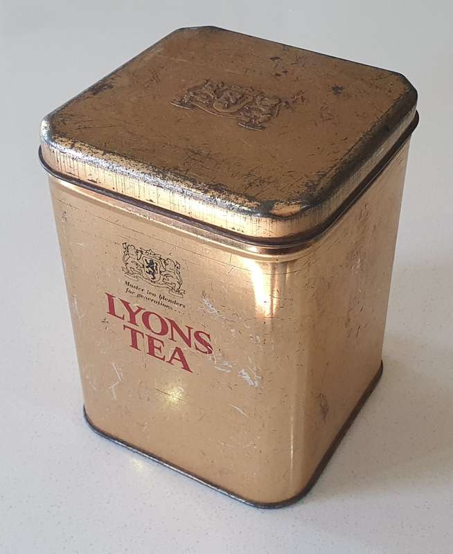 LYONS tea tin as per photos