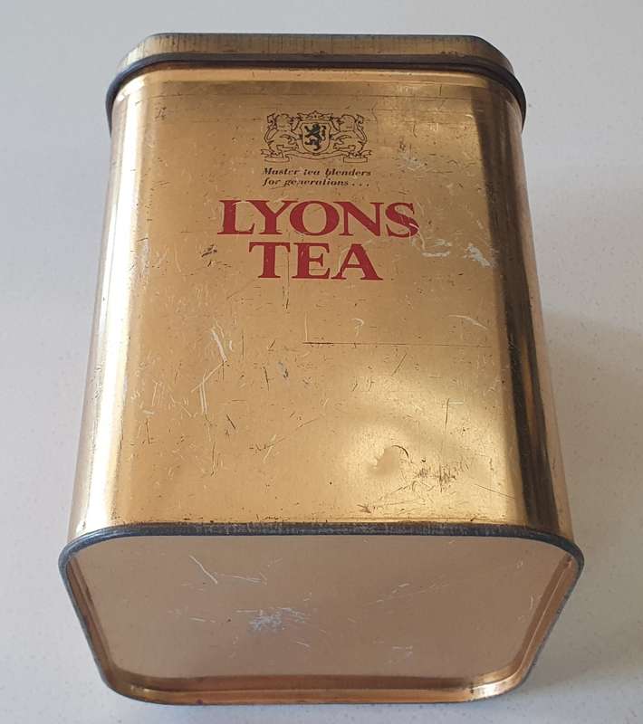 LYONS tea tin as per photos
