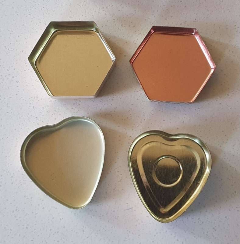 3 Small tins as per photos