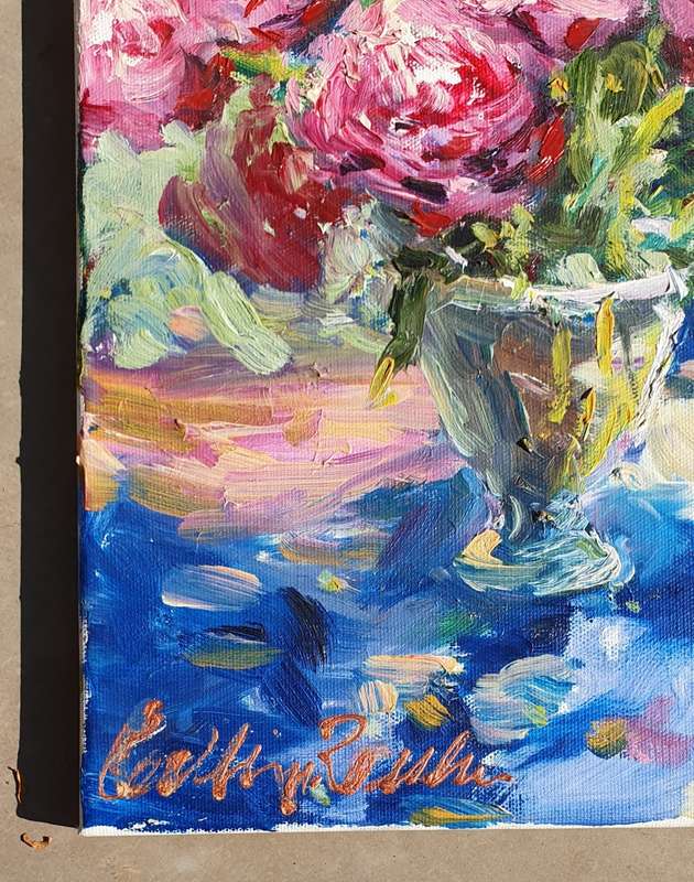 Original acryl painting signed by artist