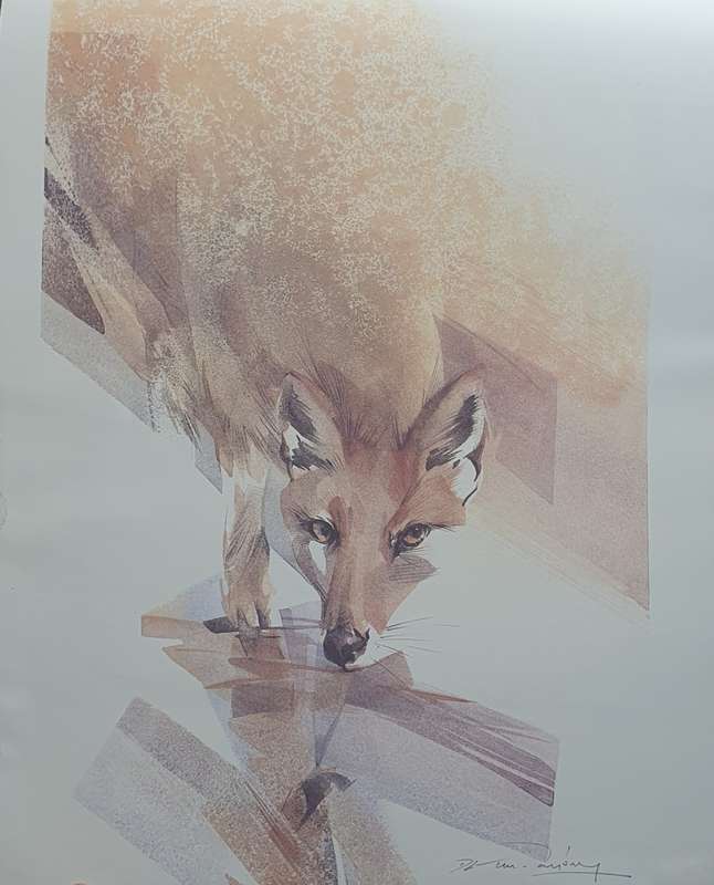 Wild life Print of a painting by Derric van Rensburg as per photo