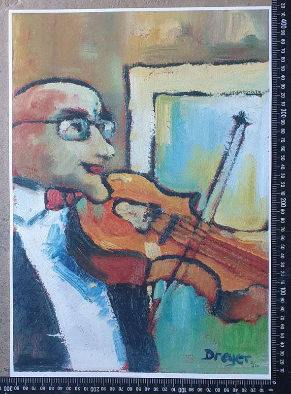 Print of a painting by Dreyer as per photo
