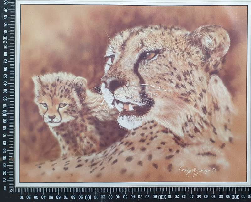 Wild life Print of a painting by Graig H. Barber as per photo