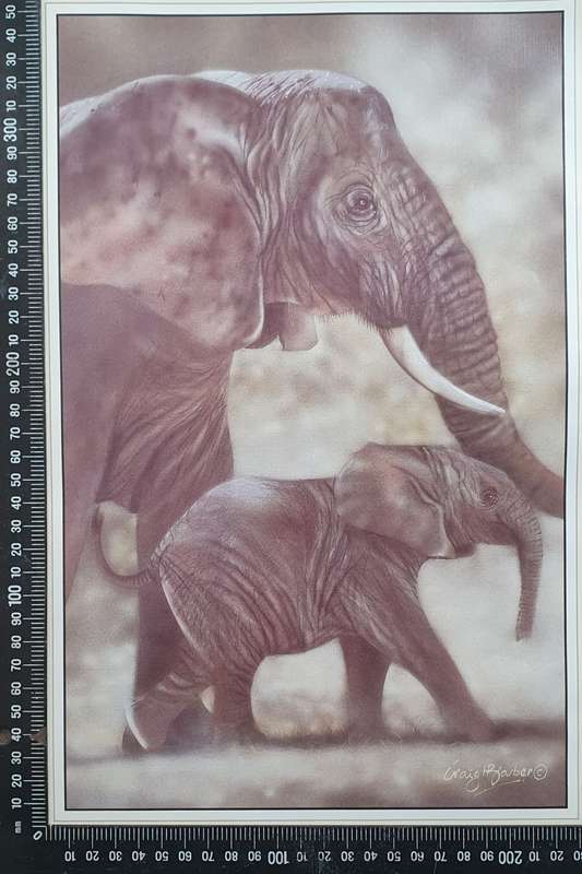 Wild life Print of a painting by Graig H. Barber as per photo