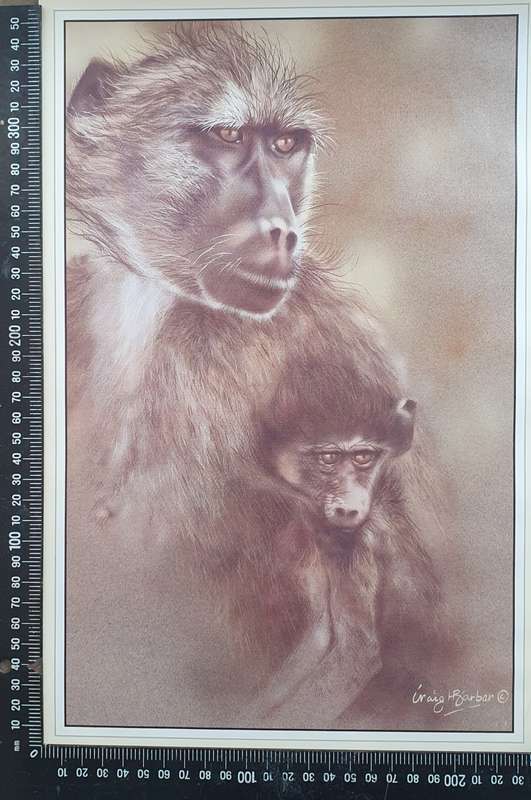 Wild life Print of a painting by Graig H. Barber as per photo