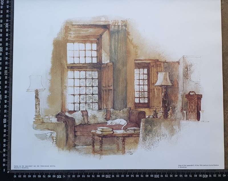 Print of a painting by Coza Coetzee as per photo